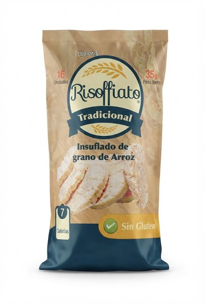 Insuflado de grano de Arroz Rosoffiato