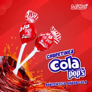 Chupete cola pop